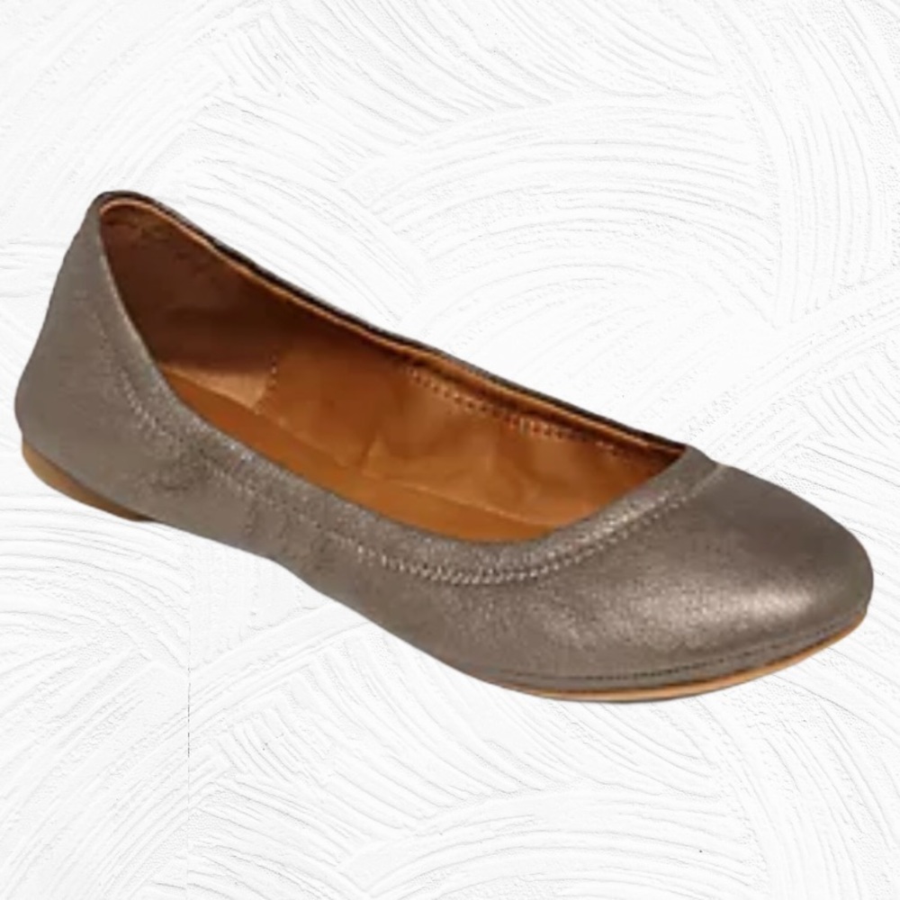 Lucky Brand Emma’s Ballet Flats Size 8 Pewter EUC